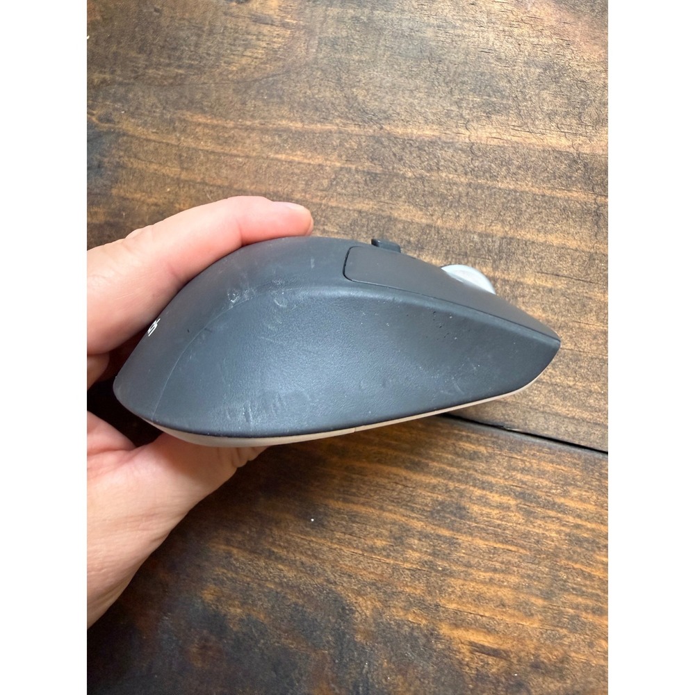 Logitech M720 Triathlon Wireless Mouse Bluetooth Unifying Receiver Black UNTEST - Picture 5 of 5
